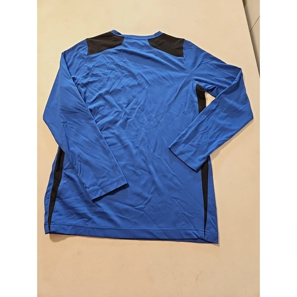 Nike Dri-Fit Long-Sleeve Training Gym Athletic Youth Lg Blue (A1178)‎